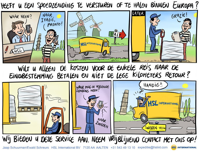 Koeriersdienst HSL International